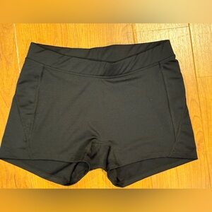 NWOT Sleek Black Women's Athletic Shorts